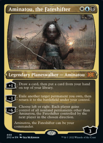 Aminatou, the Fateshifter (Foil Etched) [Double Masters 2022] Magic: The Gathering