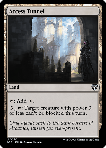 Access Tunnel [Outlaws of Thunder Junction Commander] Magic: The Gathering
