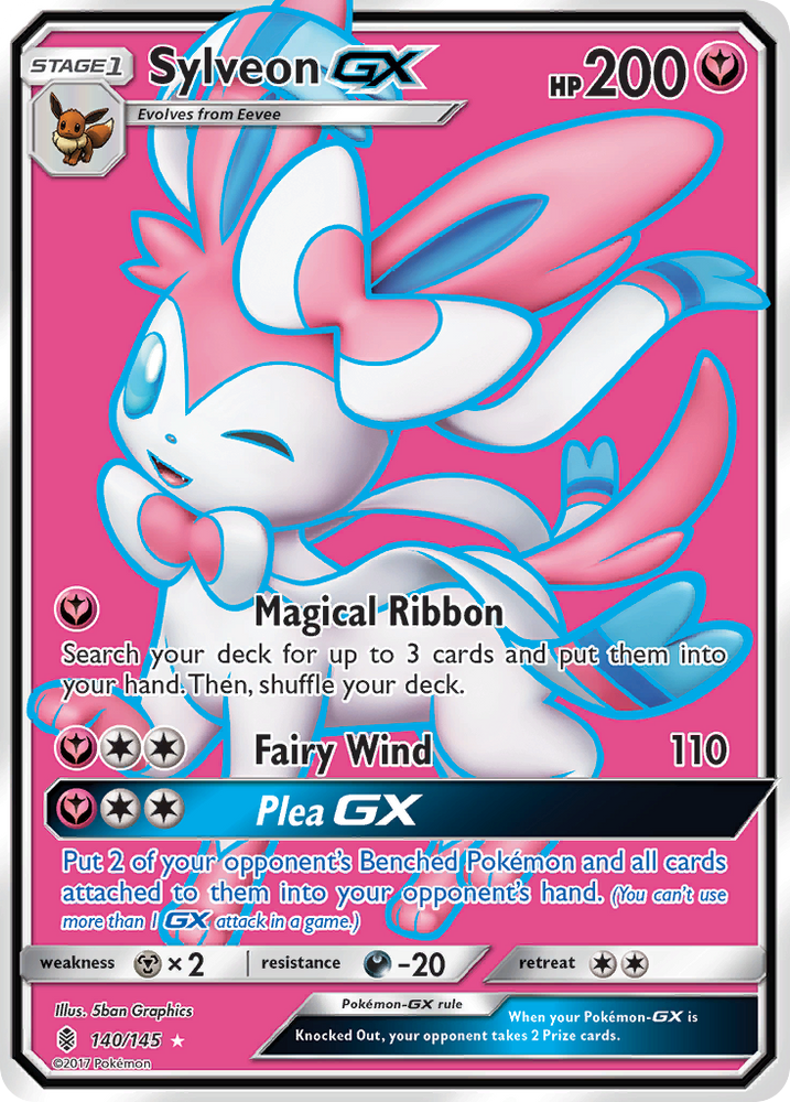 Sylveon GX (140/145) [Sun & Moon: Guardians Rising] Pokémon