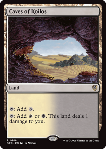 Caves of Koilos [Aetherdrift Commander] Magic: The Gathering