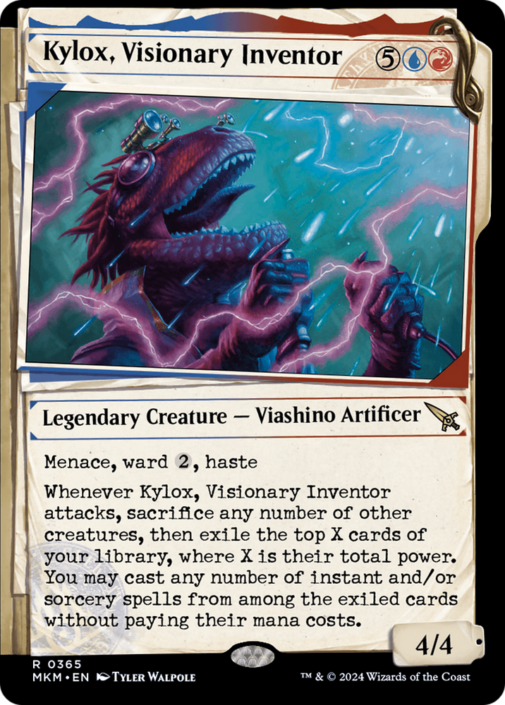 Kylox, Visionary Inventor (Showcase) [Murders at Karlov Manor] Magic: The Gathering