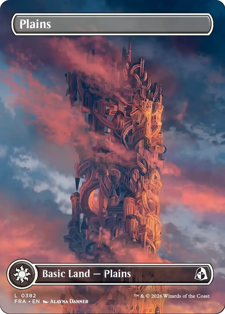 Plains (Borderless) (0382) [Reality Fracture] Magic: The Gathering
