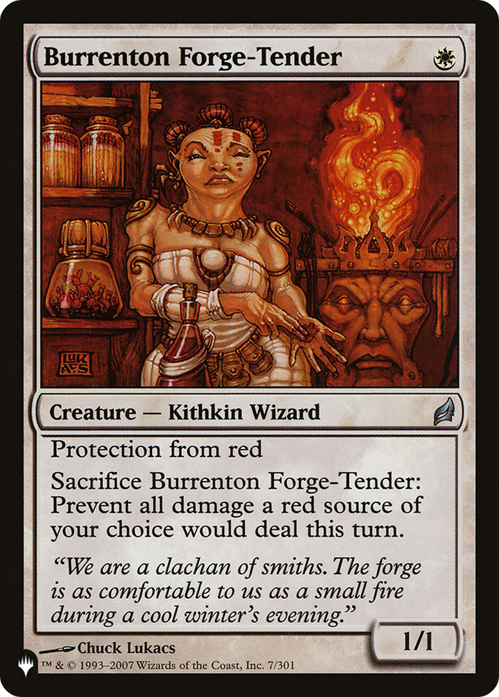 Burrenton Forge-Tender [The List] Magic: The Gathering