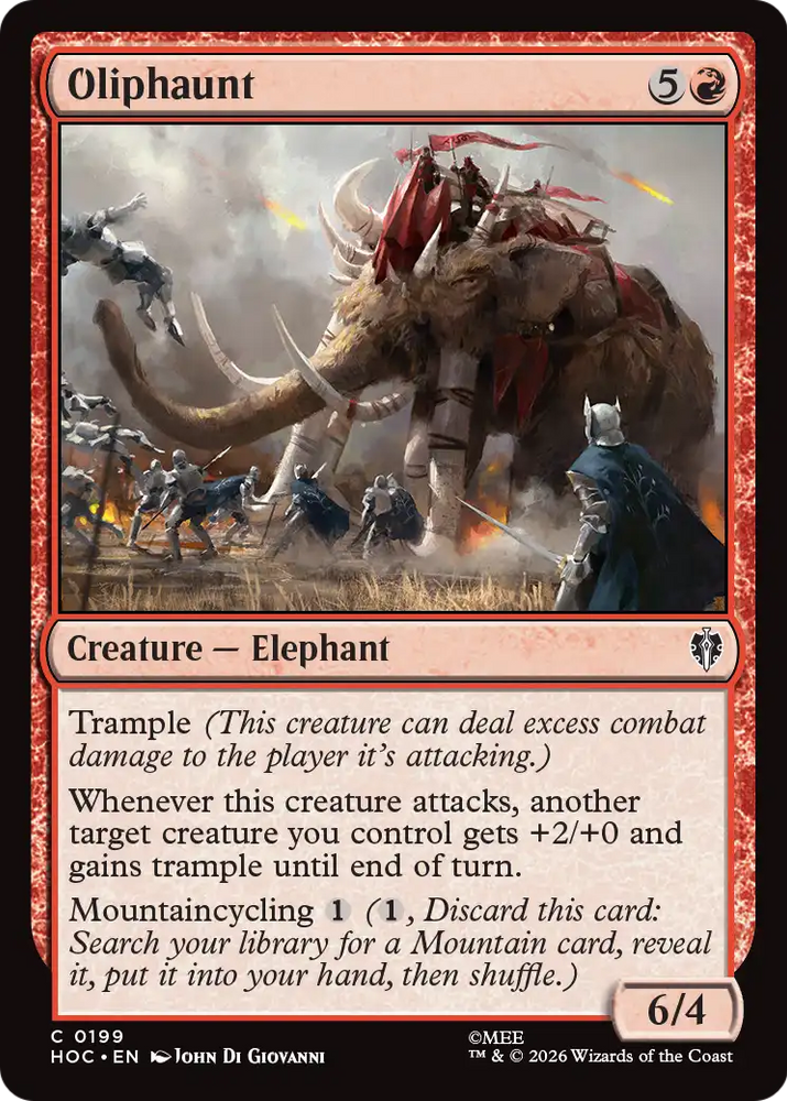 Oliphaunt [The Hobbit: Eternal-Legal] Magic: The Gathering