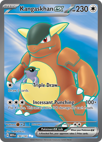 Kangaskhan ex (190/165) [Scarlet & Violet 151] Pokémon