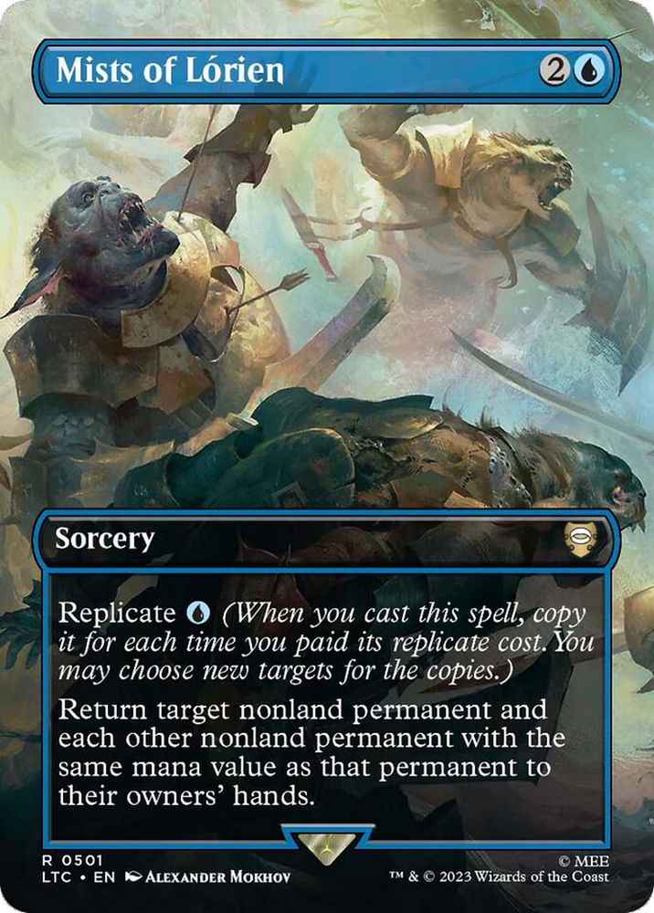 Mists of Lorien (Borderless) [The Lord of the Rings: Tales of Middle-Earth Commander] Magic: The Gathering
