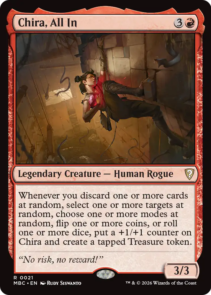 Chira, All In [Mystery Booster: Commander Edition] Magic: The Gathering