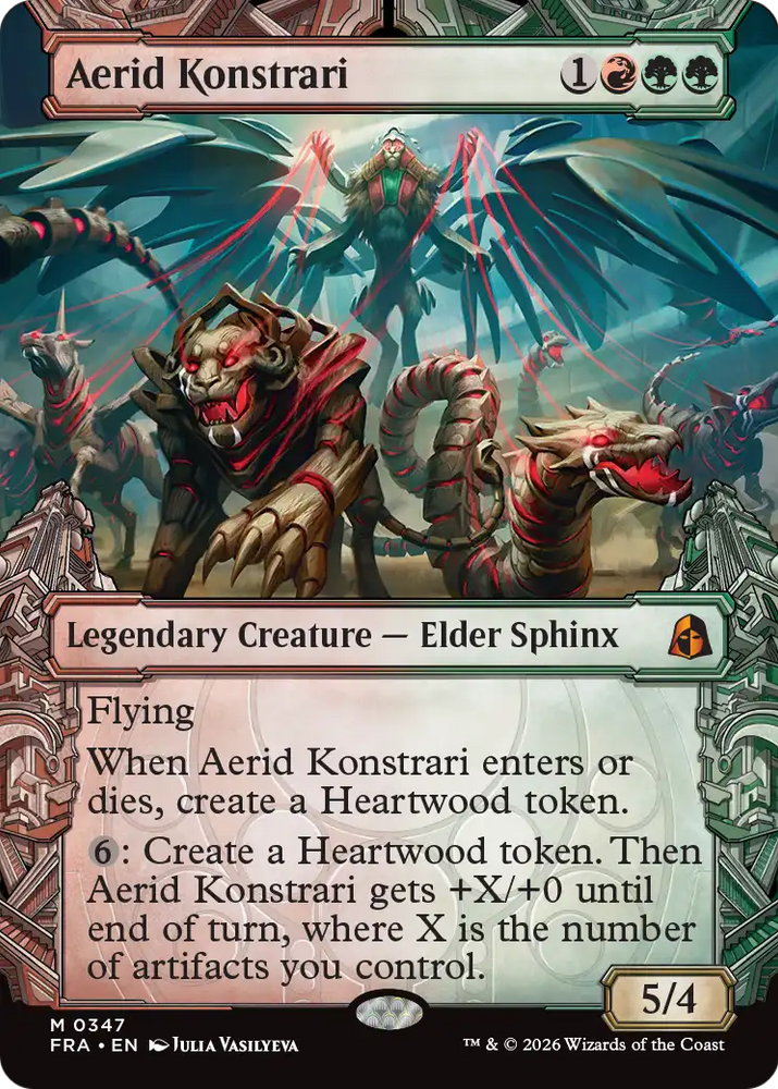 Aerid Konstrari (Showcase) (0347) [Reality Fracture] Magic: The Gathering