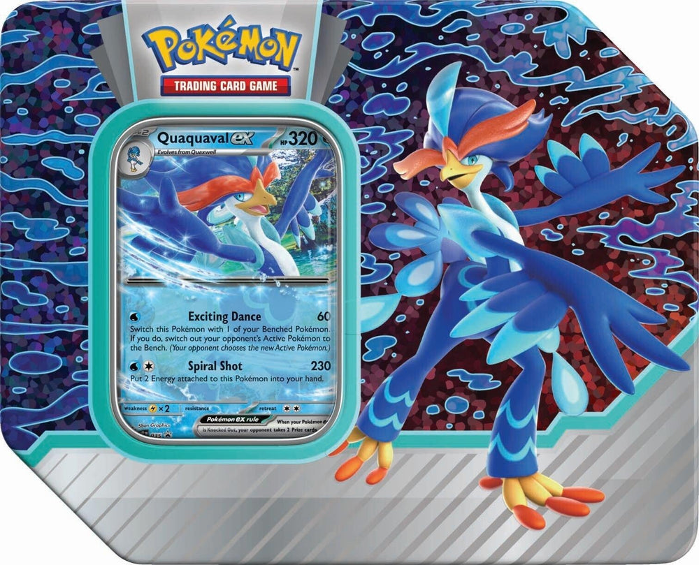 Paldea Partners Tin (Quaquaval ex) Pokémon