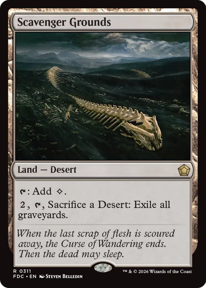Scavenger Grounds [Foundations Commander] Magic: The Gathering