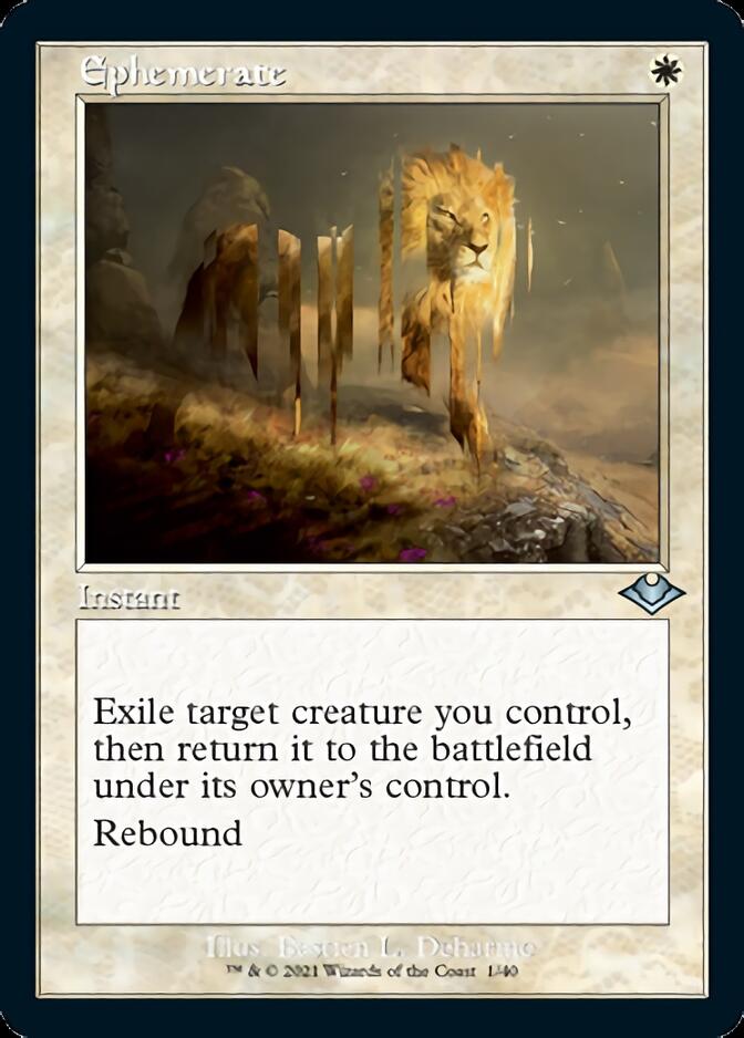 Ephemerate (Retro) [Modern Horizons] Magic: The Gathering