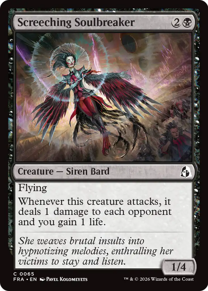 Screeching Soulbreaker [Reality Fracture] Magic: The Gathering