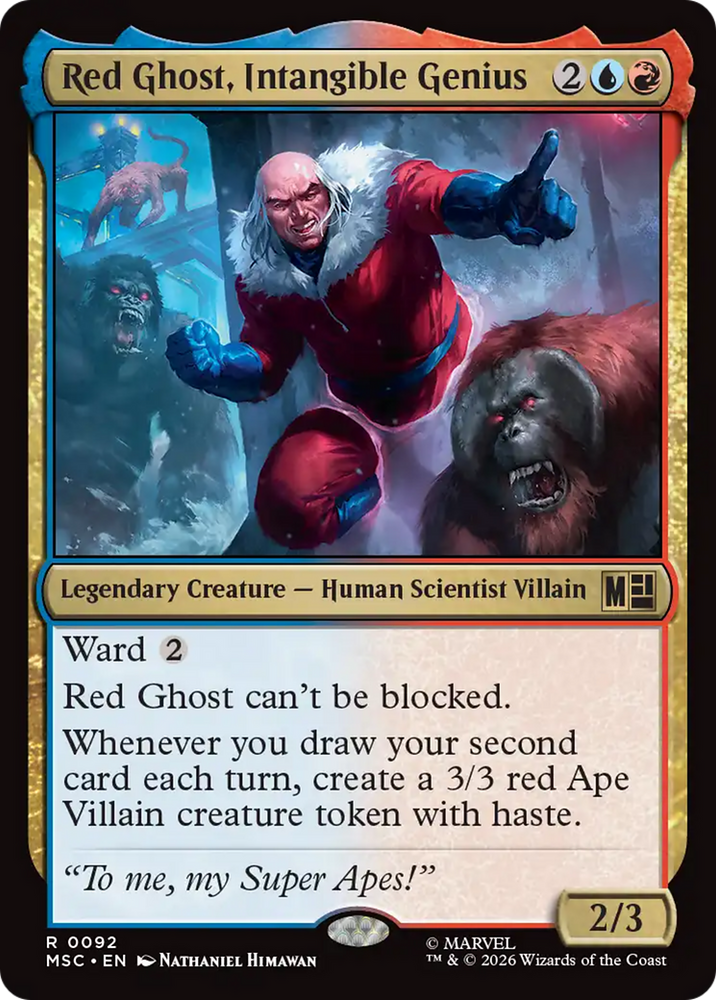 Red Ghost, Intangible Genius [Marvel Super Heroes Commander] Magic: The Gathering