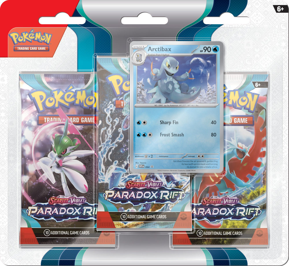 Scarlet & Violet: Paradox Rift - 3-Pack Blisters (Arctibax) Pokémon