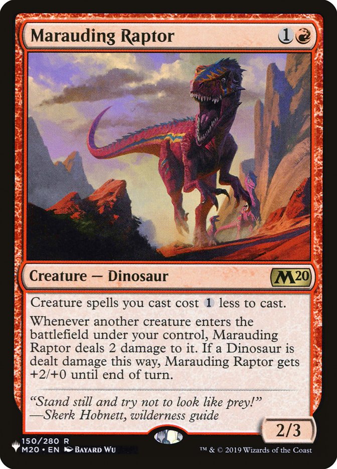 Marauding Raptor [The List] Magic: The Gathering
