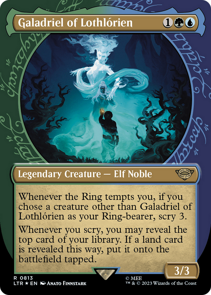 Galadriel of Lothlorien (Showcase) (Surge Foil) [The Lord of the Rings: Tales of Middle-Earth] Magic: The Gathering