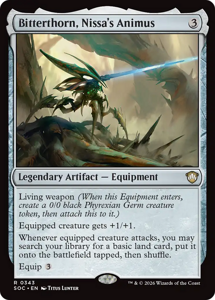 Bitterthorn, Nissa's Animus [Secrets of Strixhaven Commander] Magic: The Gathering
