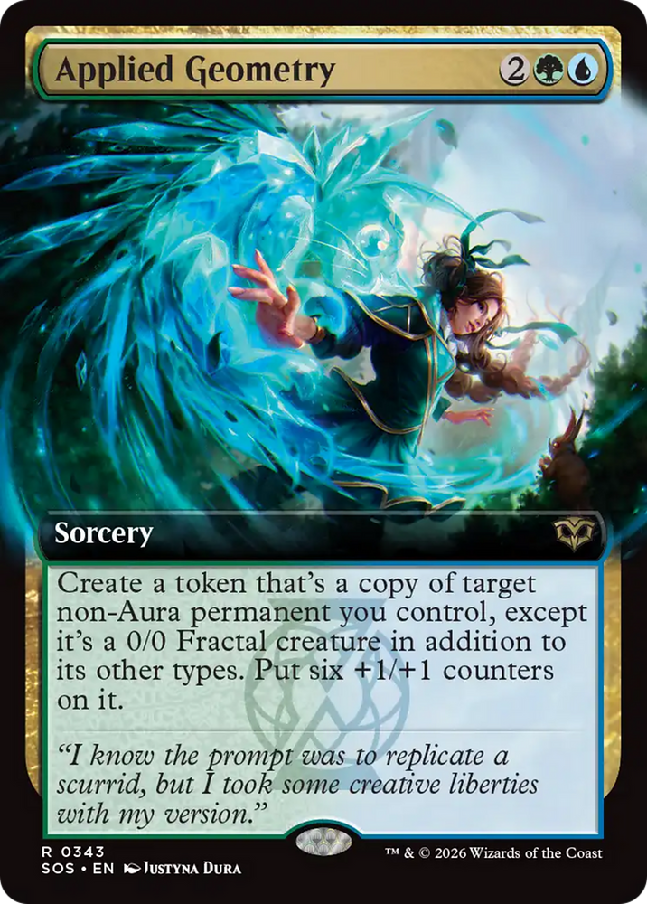 Applied Geometry (Extended Art) [Secrets of Strixhaven] Magic: The Gathering