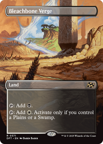 Bleachbone Verge (Borderless) [Aetherdrift] Magic: The Gathering