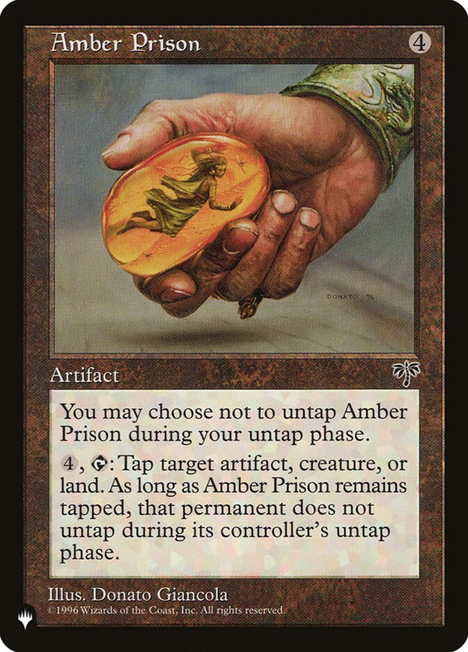 Amber Prison [The List] Magic: The Gathering