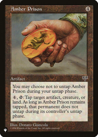 Amber Prison [The List] Magic: The Gathering
