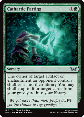 Cathartic Parting [Duskmourn: House of Horror] Magic: The Gathering