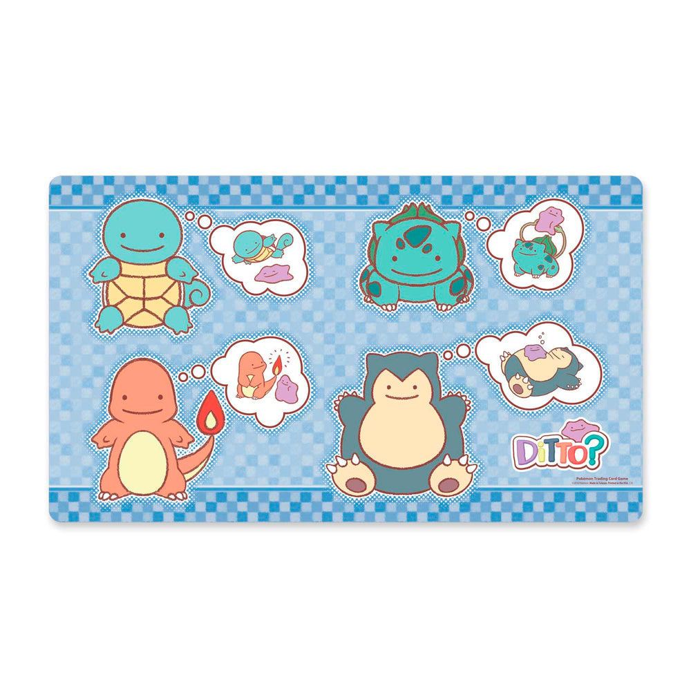 Playmat - Ditto? (Squirtle, Bulbasaur, Charmander, and Snorlax) Pokémon