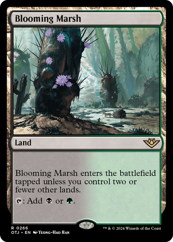 Blooming Marsh [Outlaws of Thunder Junction] Magic: The Gathering