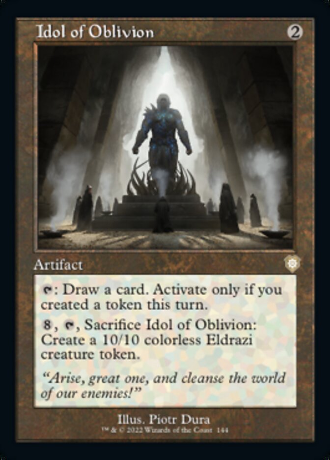 Idol of Oblivion (Retro) [The Brothers' War Commander] Magic: The Gathering