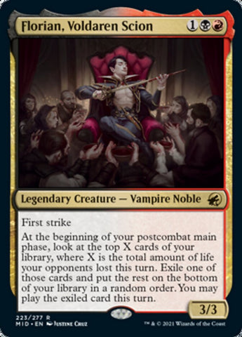 Florian, Voldaren Scion [Innistrad: Midnight Hunt] Magic: The Gathering