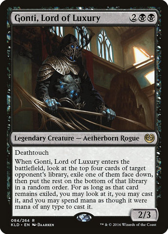 Gonti, Lord of Luxury [Kaladesh] Magic: The Gathering