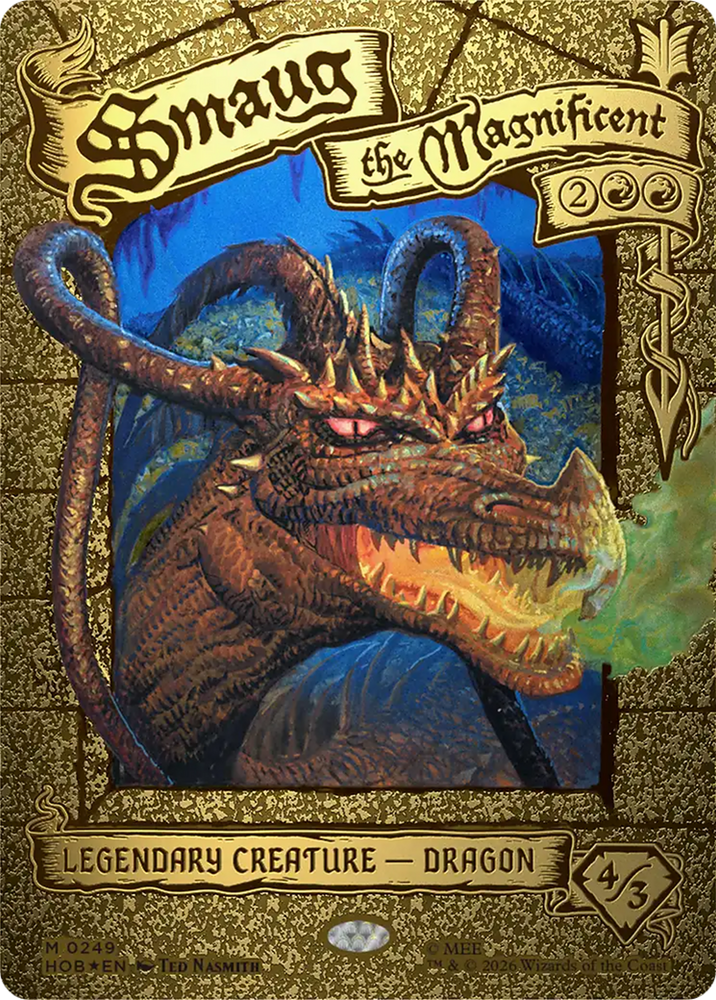 Smaug the Magnificent (Borderless) [The Hobbit] Magic: The Gathering