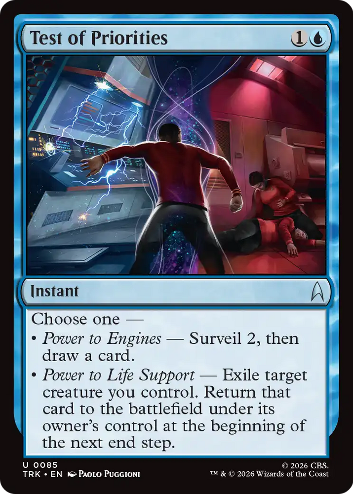 Test of Priorities [Star Trek] Magic: The Gathering