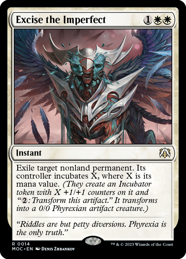 Excise the Imperfect [March of the Machine Commander] Magic: The Gathering