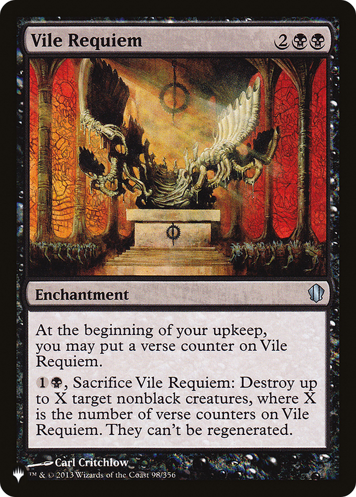 Vile Requiem [The List] Magic: The Gathering