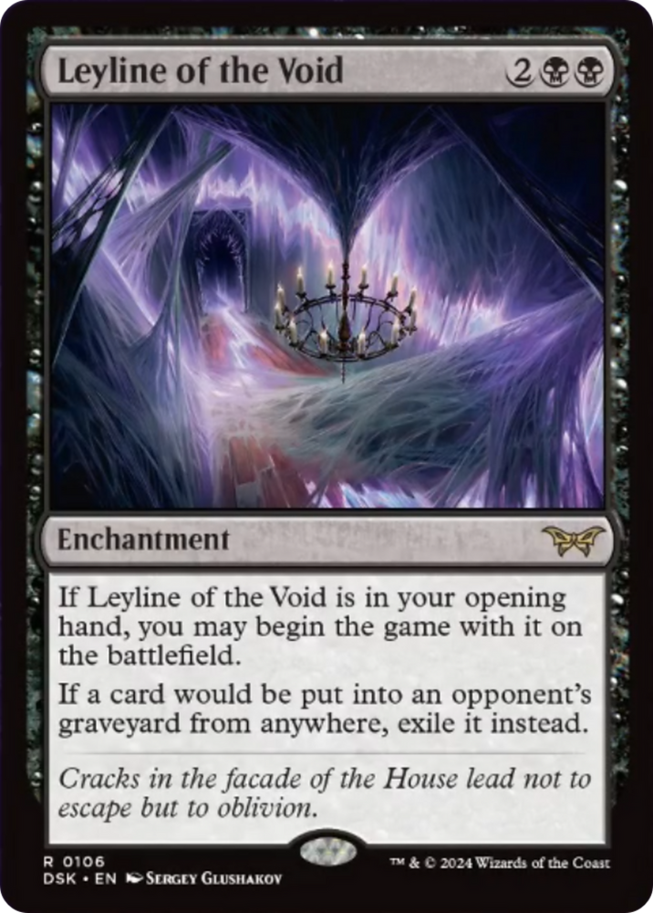 Leyline of the Void [Duskmourn: House of Horror] Magic: The Gathering