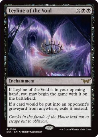 Leyline of the Void [Duskmourn: House of Horror] Magic: The Gathering