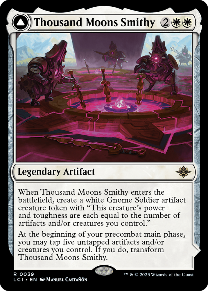 Thousand Moons Smithy // Barracks of the Thousand [The Lost Caverns of Ixalan] Magic: The Gathering