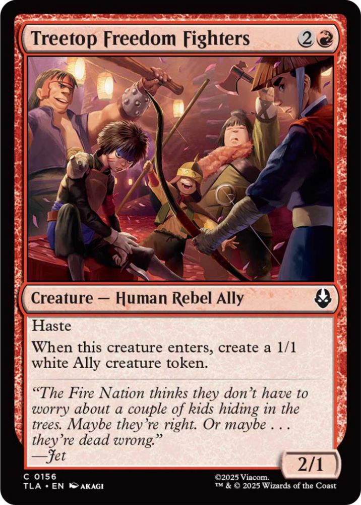 Treetop Freedom Fighters [Avatar: The Last Airbender] Magic: The Gathering