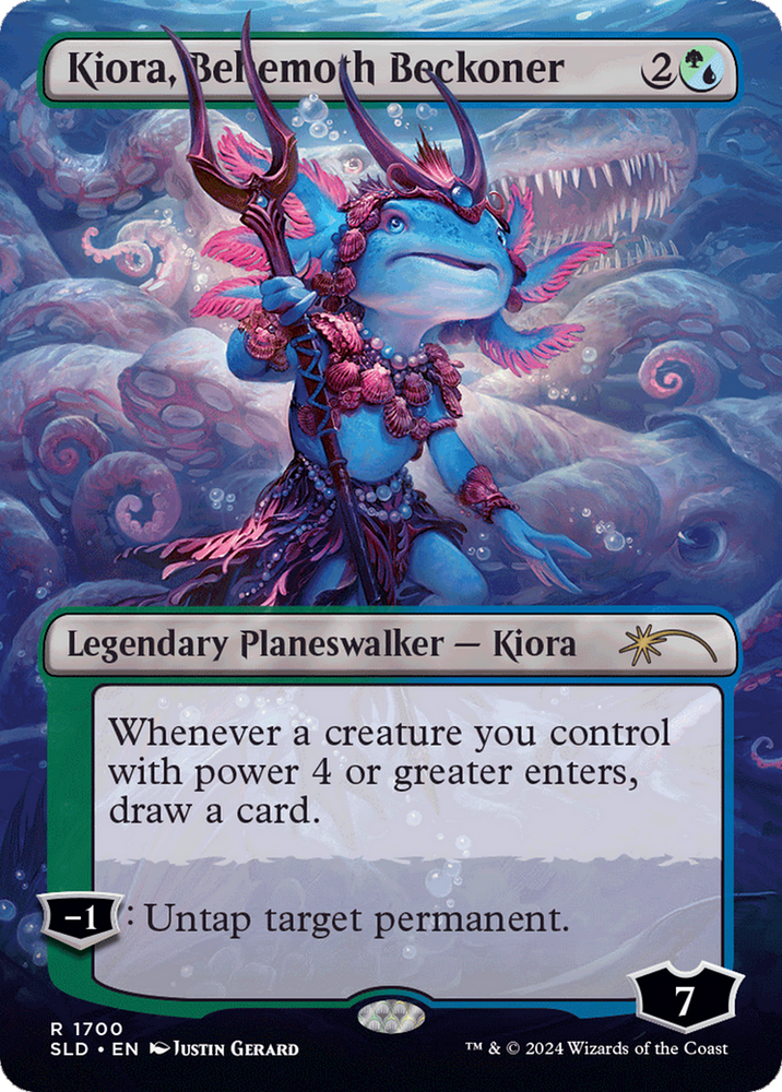 Kiora, Behemoth Beckoner (Rainbow Foil) [Secret Lair Drop Series] Magic: The Gathering