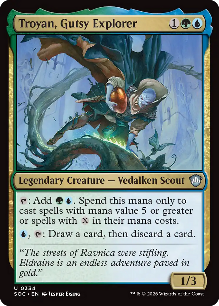 Troyan, Gutsy Explorer [Secrets of Strixhaven Commander] Magic: The Gathering