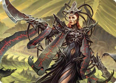 Testament Bearer Art Card [Phyrexia: All Will Be One Art Series] Magic: The Gathering