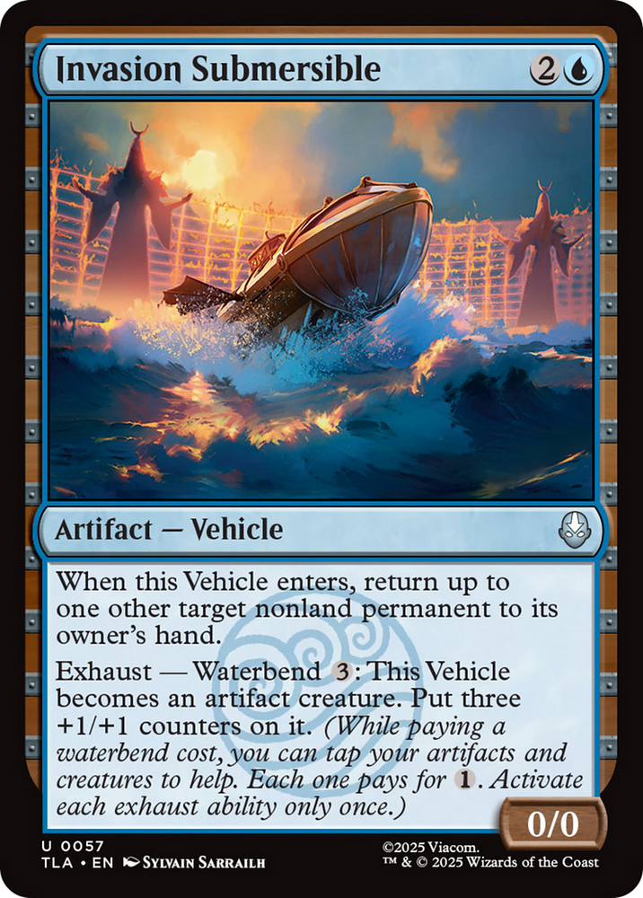 Invasion Submersible [Avatar: The Last Airbender] Magic: The Gathering