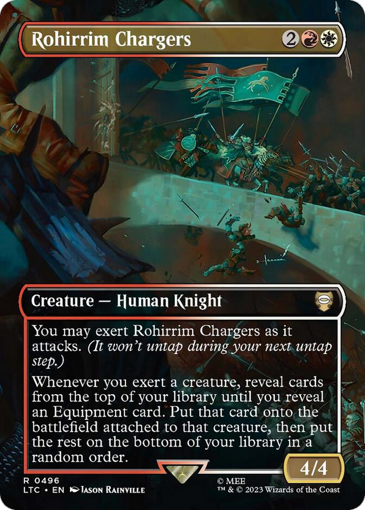 Rohirrim Chargers (Borderless) [The Lord of the Rings: Tales of Middle-Earth Commander] Magic: The Gathering