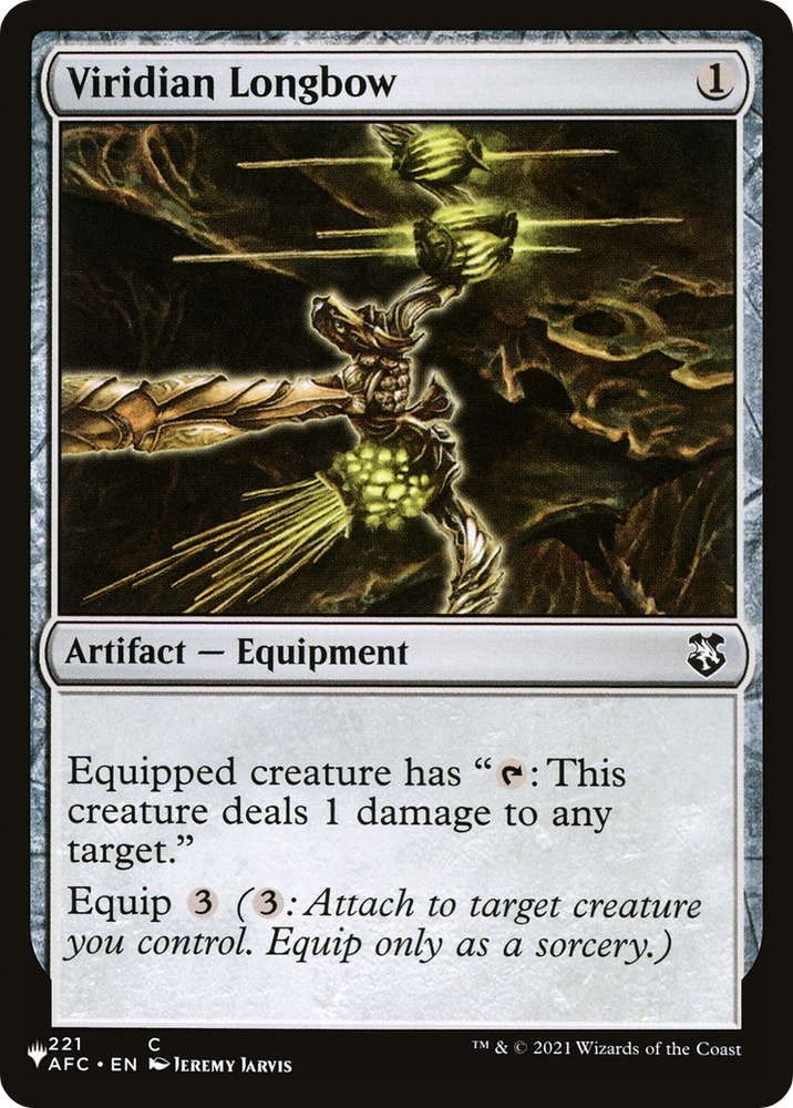 Viridian Longbow [The List] Magic: The Gathering