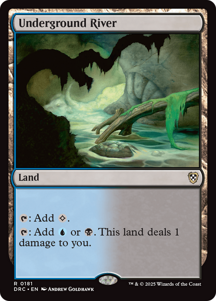 Underground River [Aetherdrift Commander] Magic: The Gathering