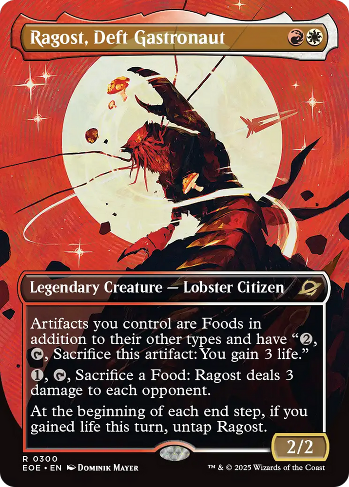 Ragost, Deft Gastronaut (Borderless) [Edge of Eternities] Magic: The Gathering