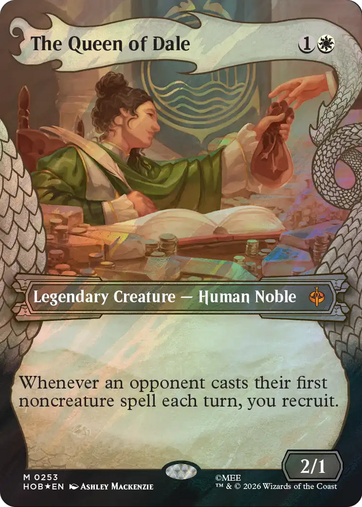 The Queen of Dale (Showcase) (Surge Foil) [The Hobbit] Magic: The Gathering