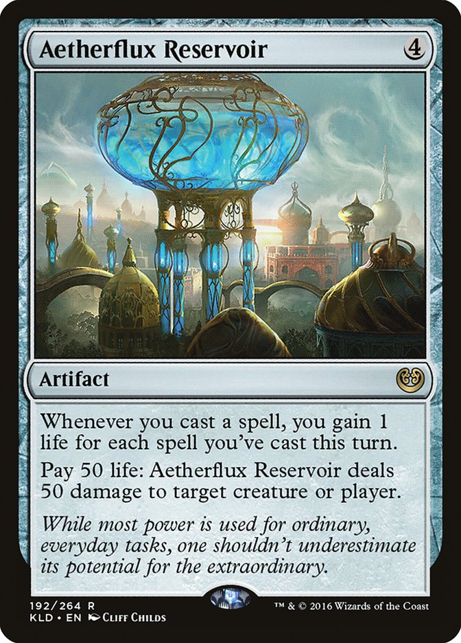 Aetherflux Reservoir [Kaladesh] Magic: The Gathering