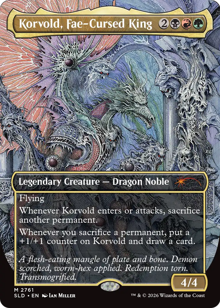 Korvold, Fae-Cursed King (2761) [Secret Lair Drop Series] Magic: The Gathering